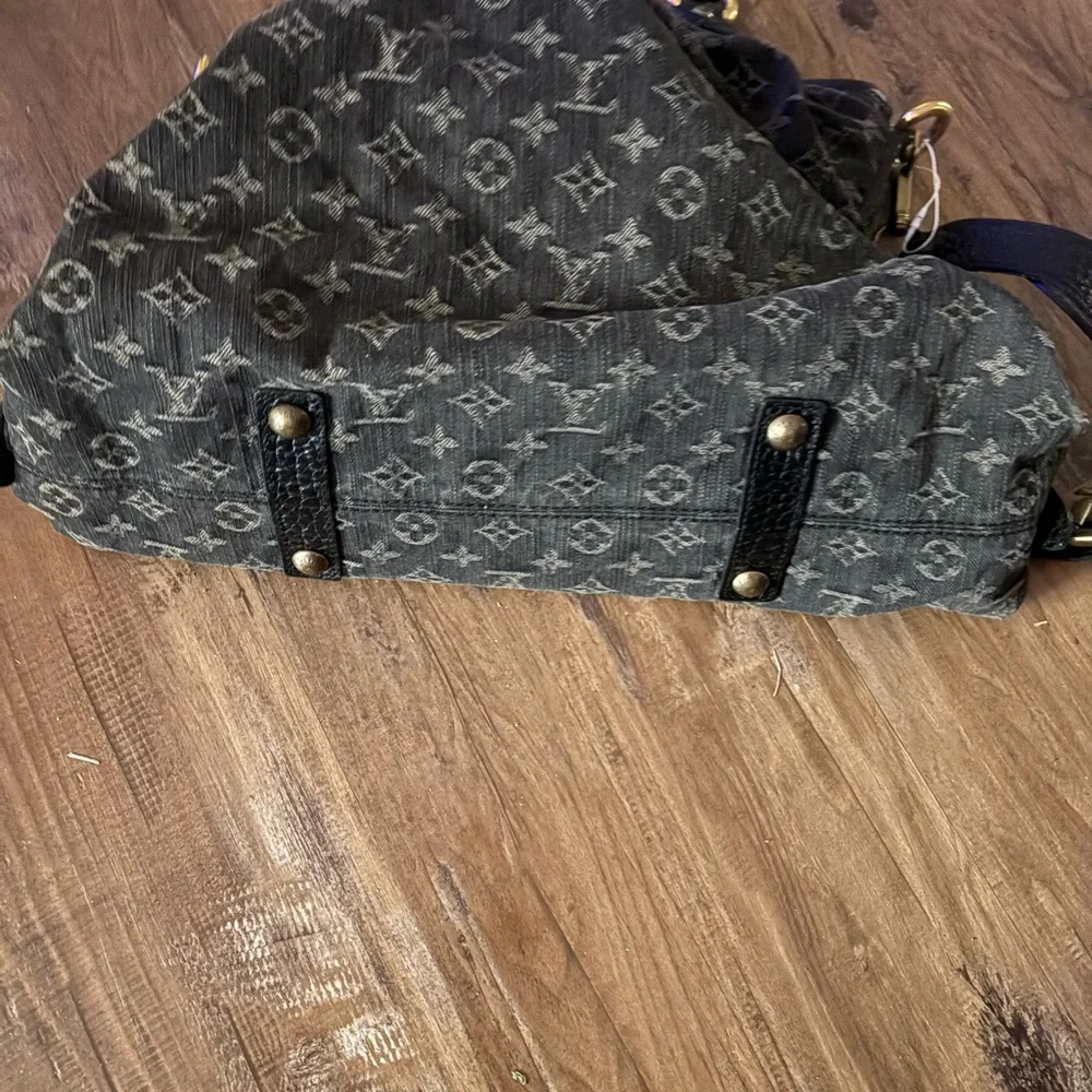 Louis Vuitton Black Neo Cabby Denim Monogram Shoulder Bag